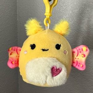 3.5 Miry The Moth Squishmallows Clip NWT